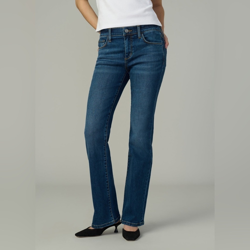 Joe’s “The Provocateur” Petite Fit Mid Rise Boot Cut Jeans In Gabrielle Wash - Picture 2 of 13